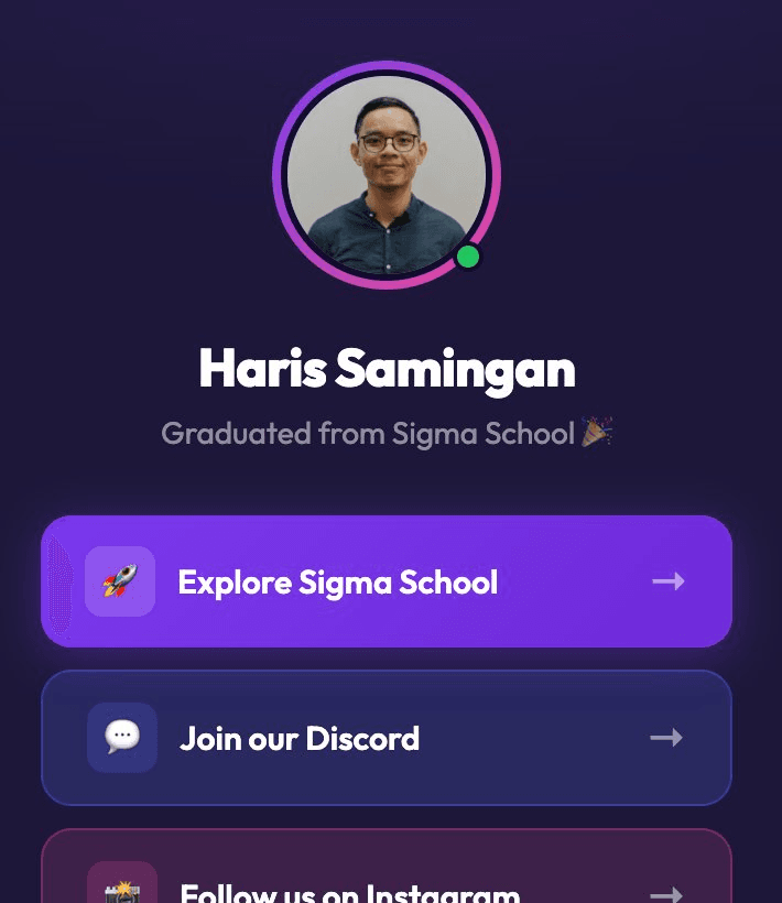 Day 2 · Landing page