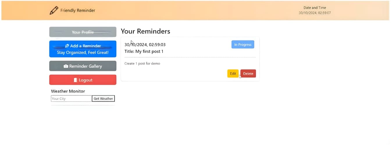 Reminder Productivity App for Busy Minds