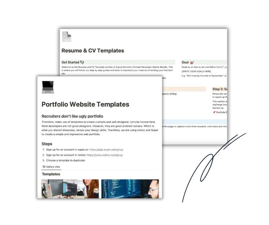CV and Portfolio Website Templates