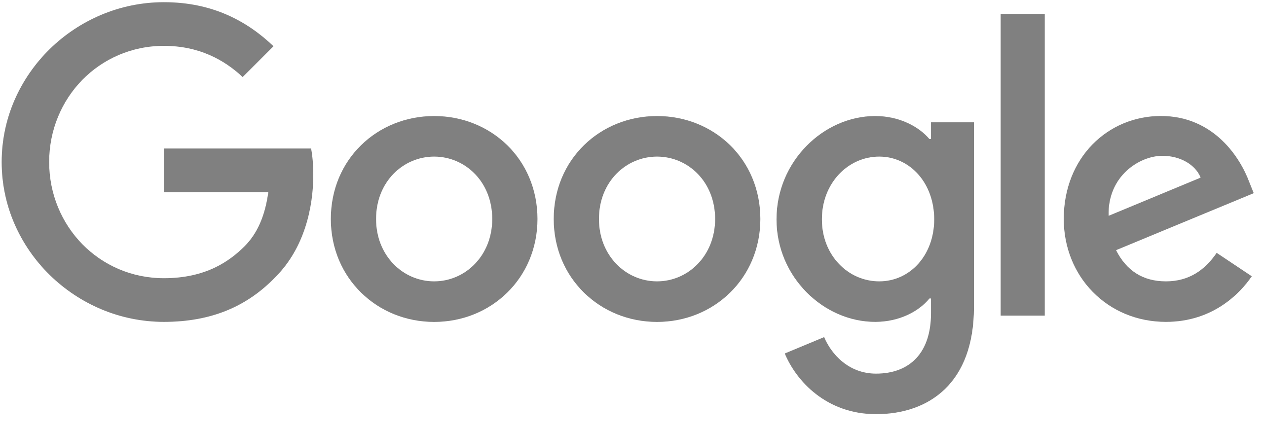 google logo gray color
