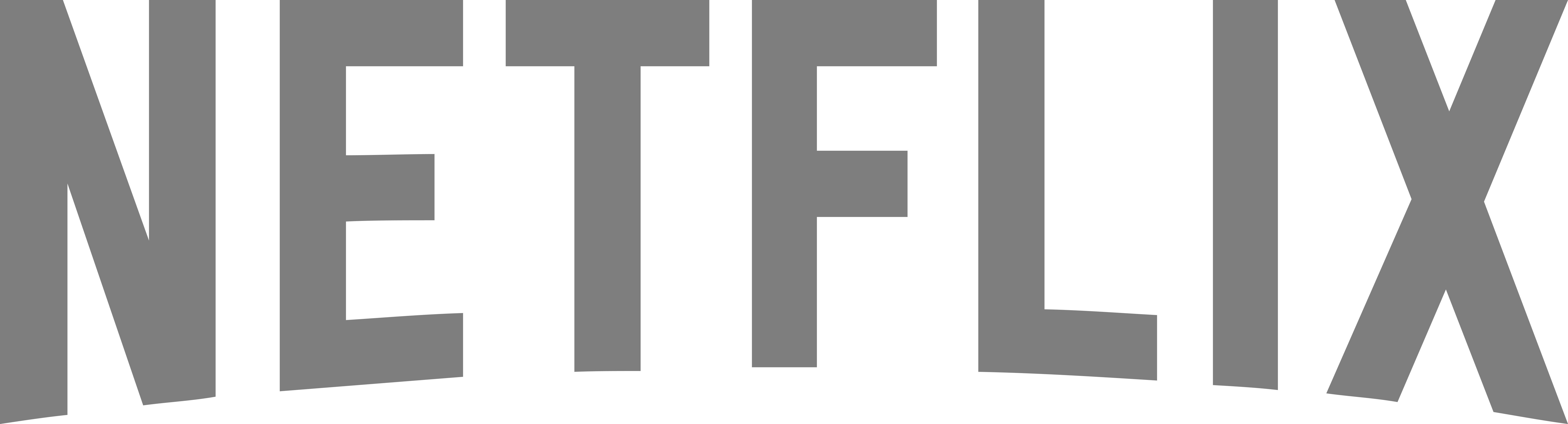 netflix logo gray color