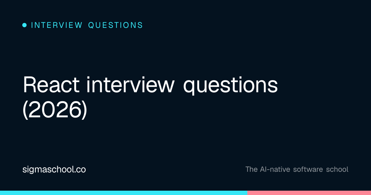 React Interview Questions That Actually Get Asked (2026)