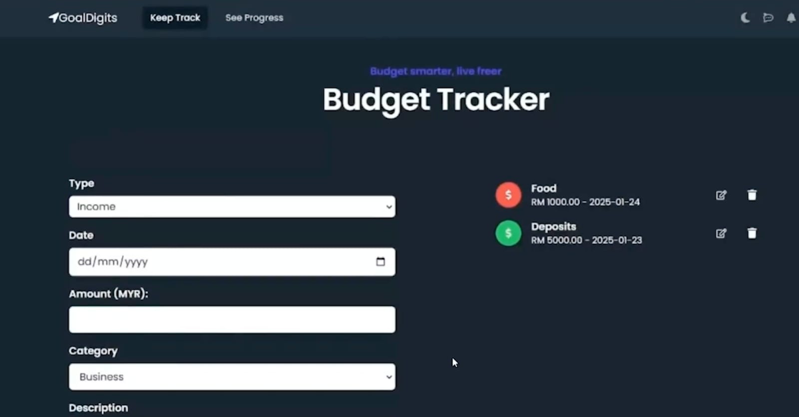 GoalDigits: Your Path to Financial Freedom