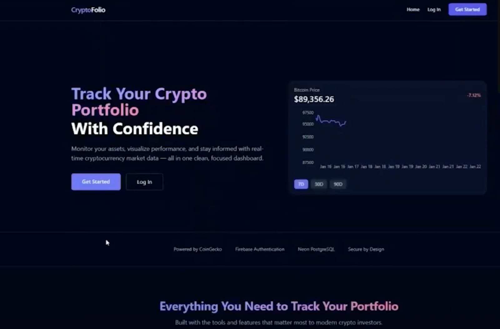 CryptoFolio: Beginner-Friendly Crypto Portfolio Tracker