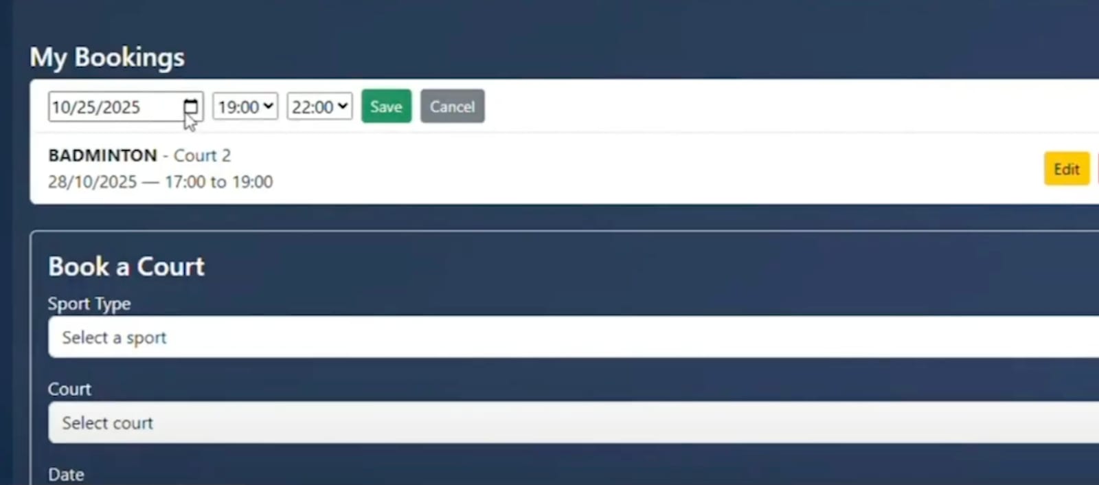 Sportly: Community Sports Booking & Match-Making