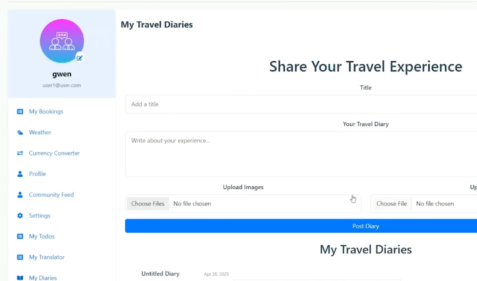 Travel App - Homestay Operator