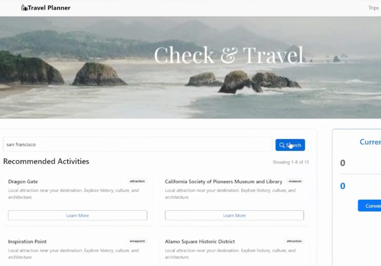 Travel Planner: A Private Way to Document Your Travels
