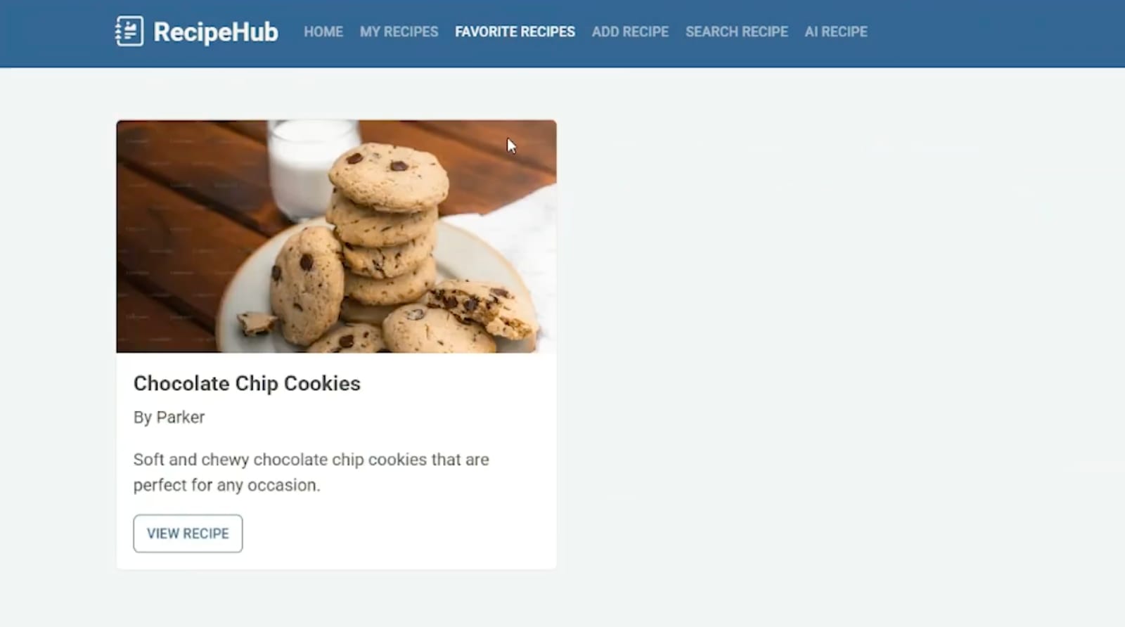 RecipeHub: Cook Smarter, Not Harder
