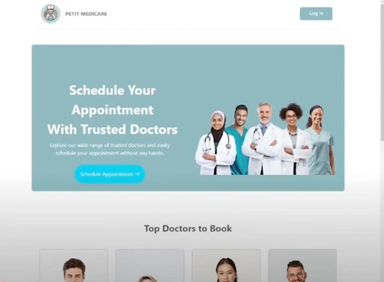 Petit Medicare: Simplifying Healthcare Appointments