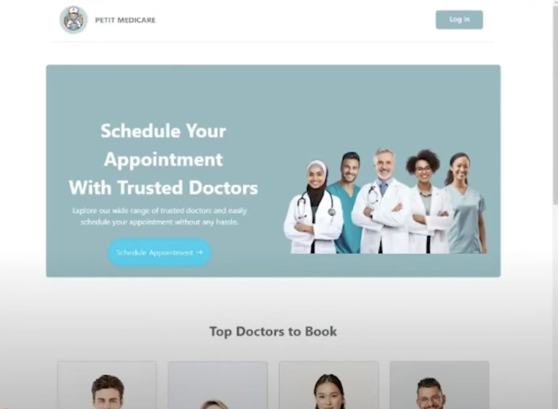 Petit Medicare: Simplifying Healthcare Appointments