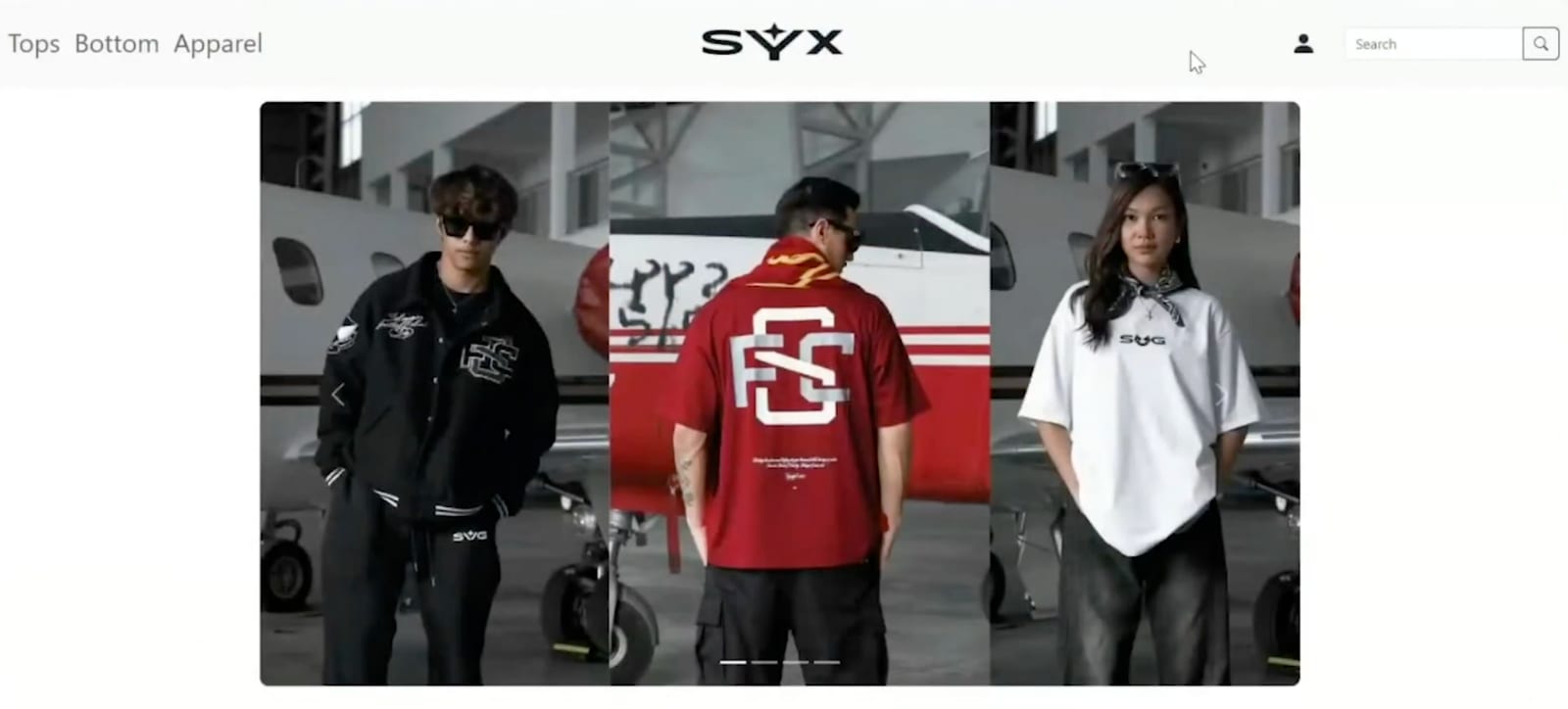 SYX: A Clean & Minimalist Streetwear E-Commerce Website