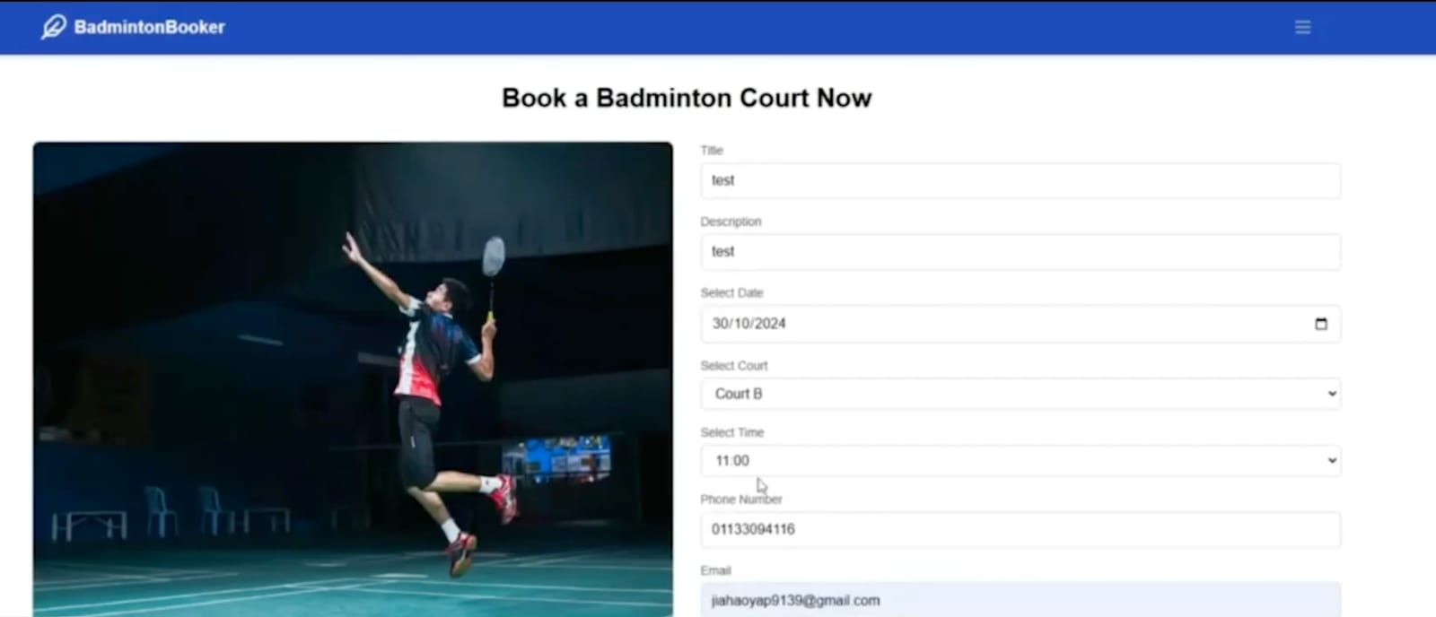 Badminton Booker: Hassle-Free Court Booking Online